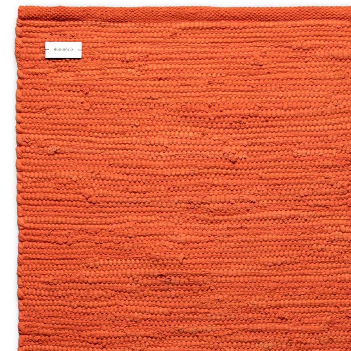 Cotton rug 140x200 cm solar orange (orange) – image 2