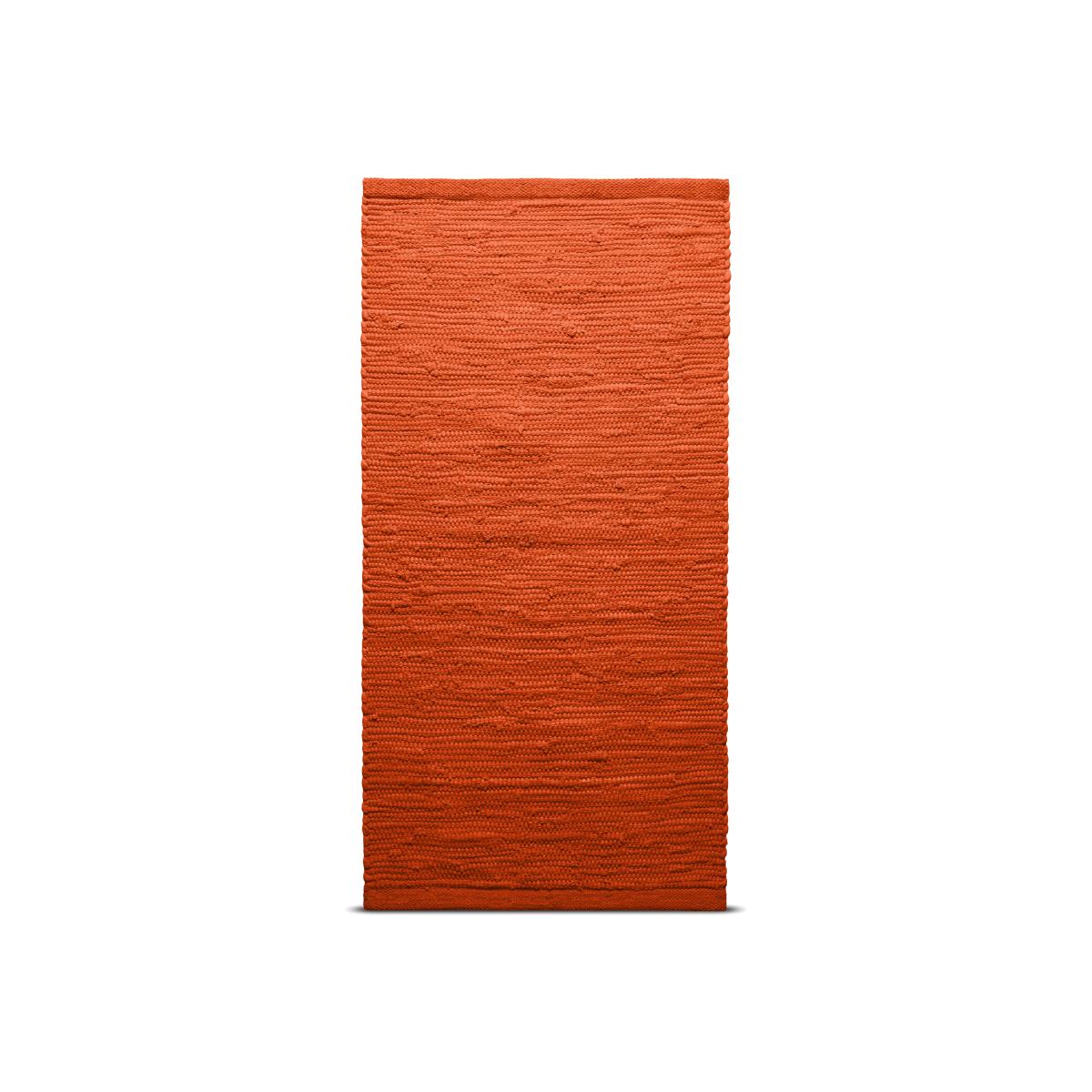 Cotton rug 140x200 cm solar orange (orange) – image 1