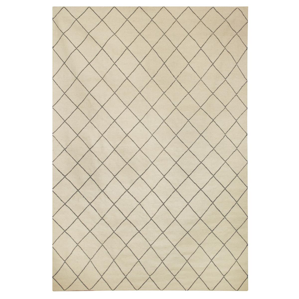 Chhatwal & Jonsson Diamond rug 184x280cm Off white-grey