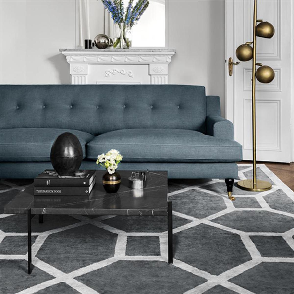 Viskos entrance rug , 160x250 cm elephant gray (grey) – image 2