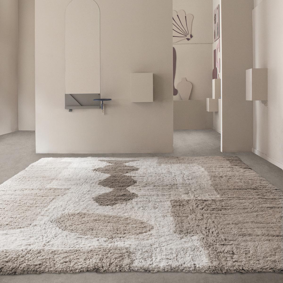 Bird in Space rug 250x350 cm white-brown-bege – image 2