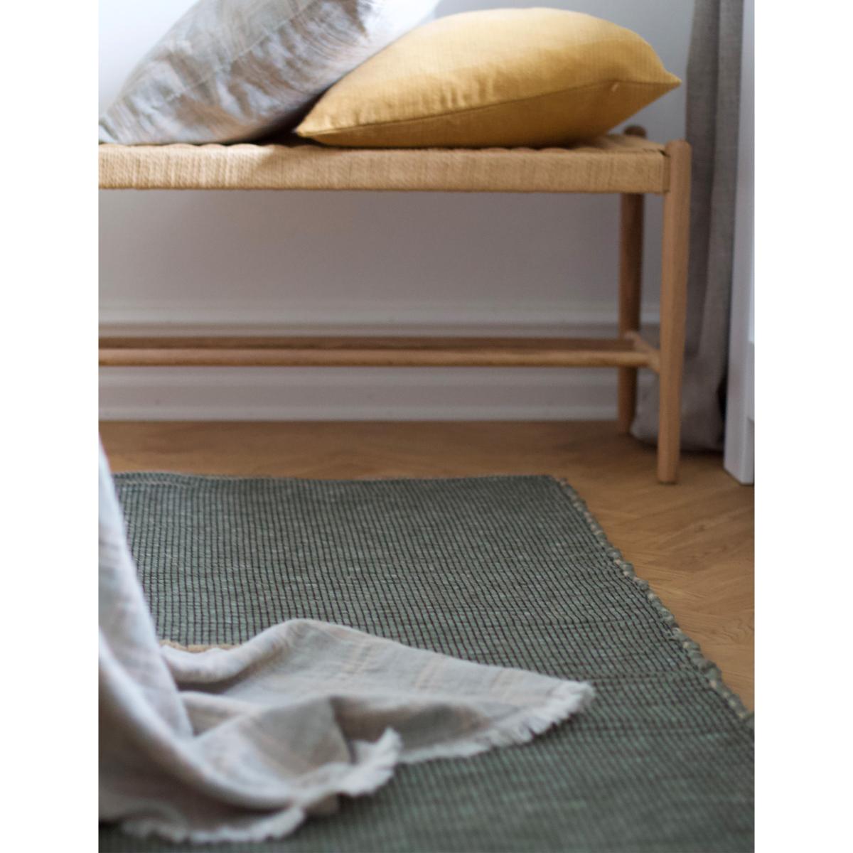 Hazelnut rug 60x180 cm Bottle green – image 2