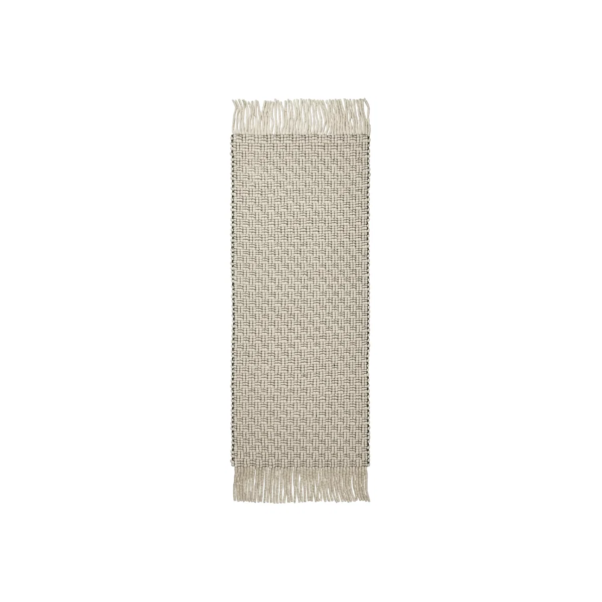 Ferm Living Udo rug Off-white-black 80x200 cm – image 1