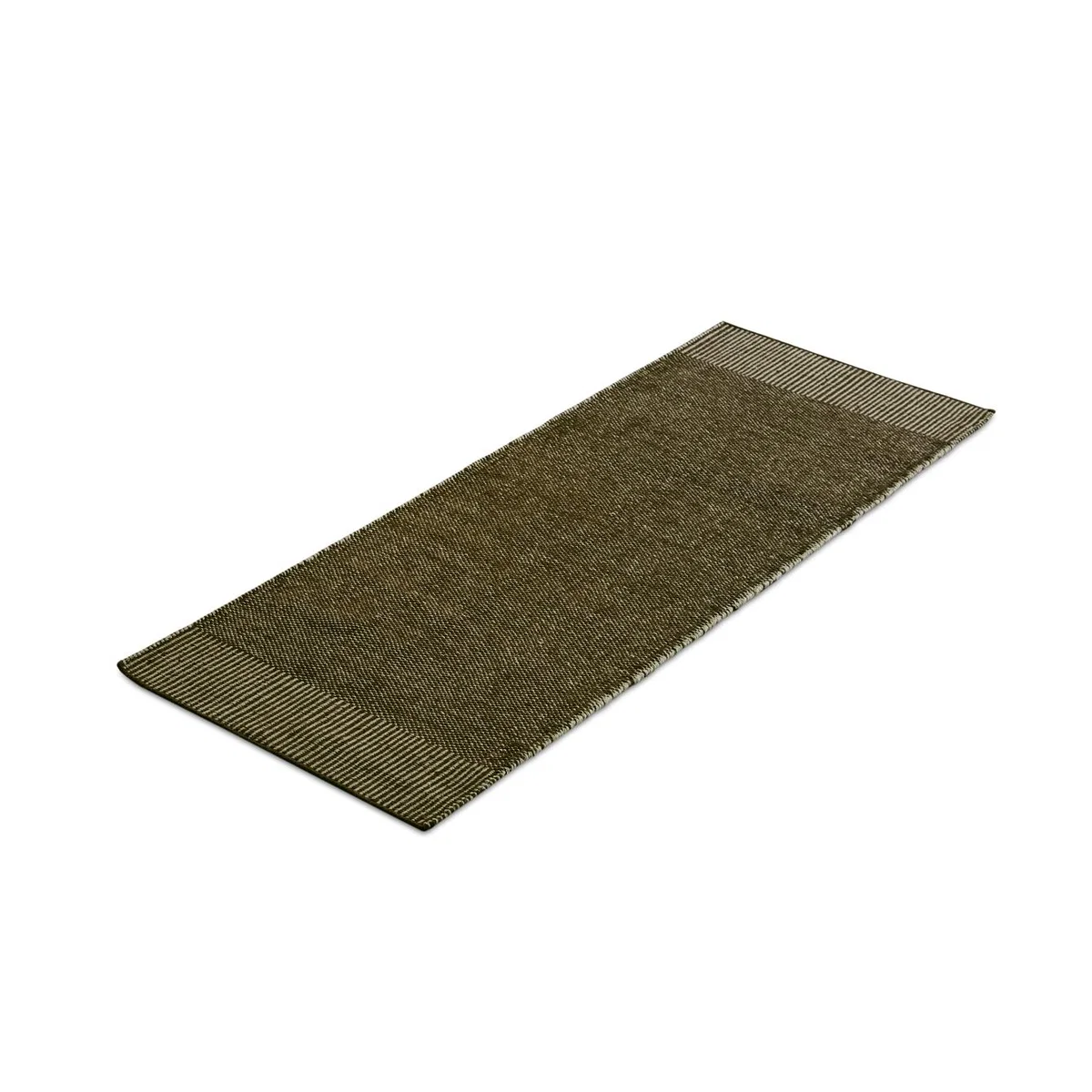 Woud Rombo rug moss green 75x200 cm – image 2