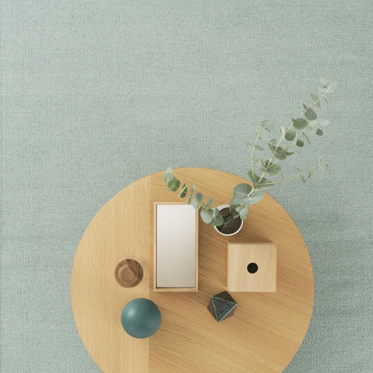 Rainbow wool carpet 200x300 cm Pistachio – image 3