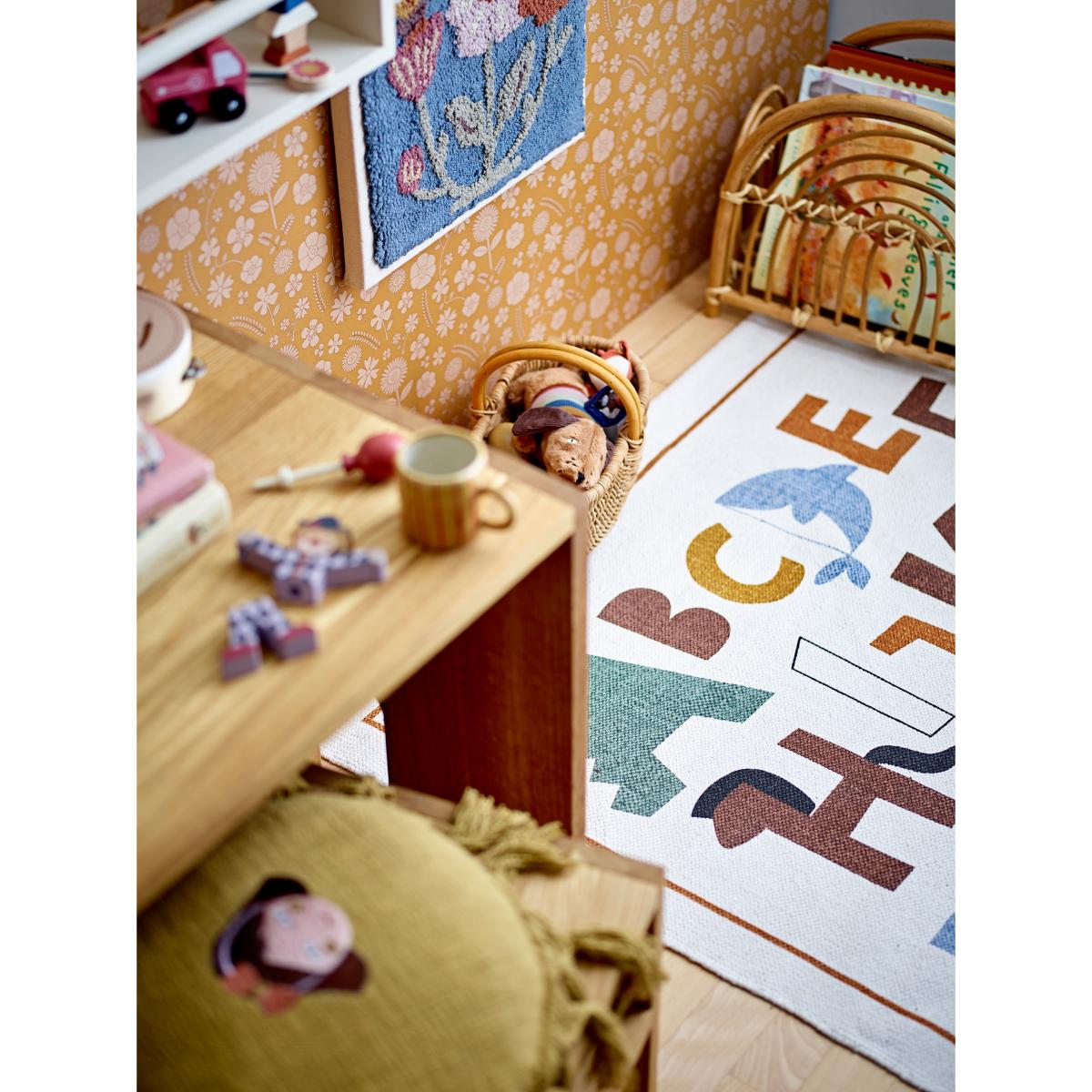 Bloomingville Memmo rug 110x110 cm Alphabet – image 3