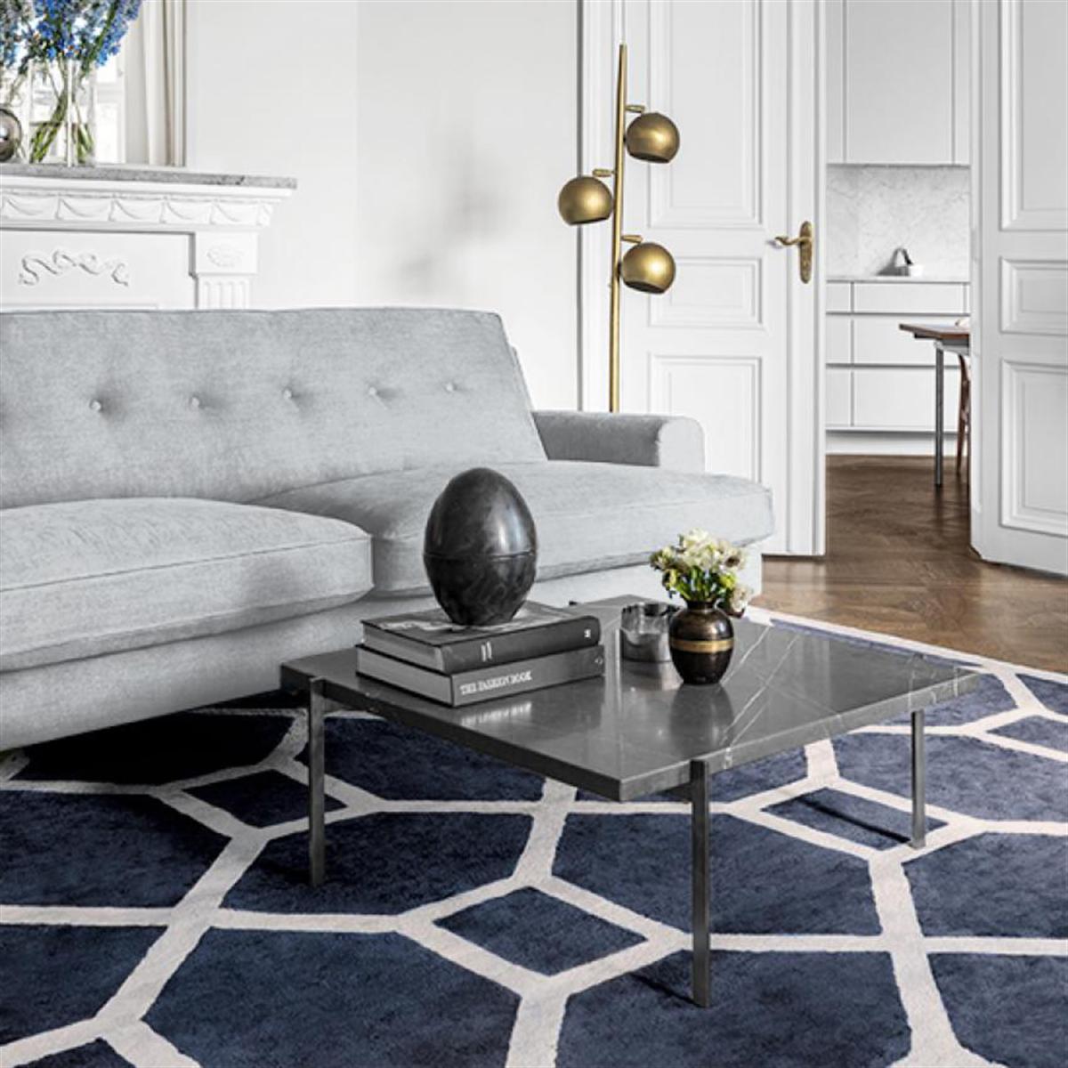 Viskos entrance rug , 200x320 cm midnight blue (blue) – image 2