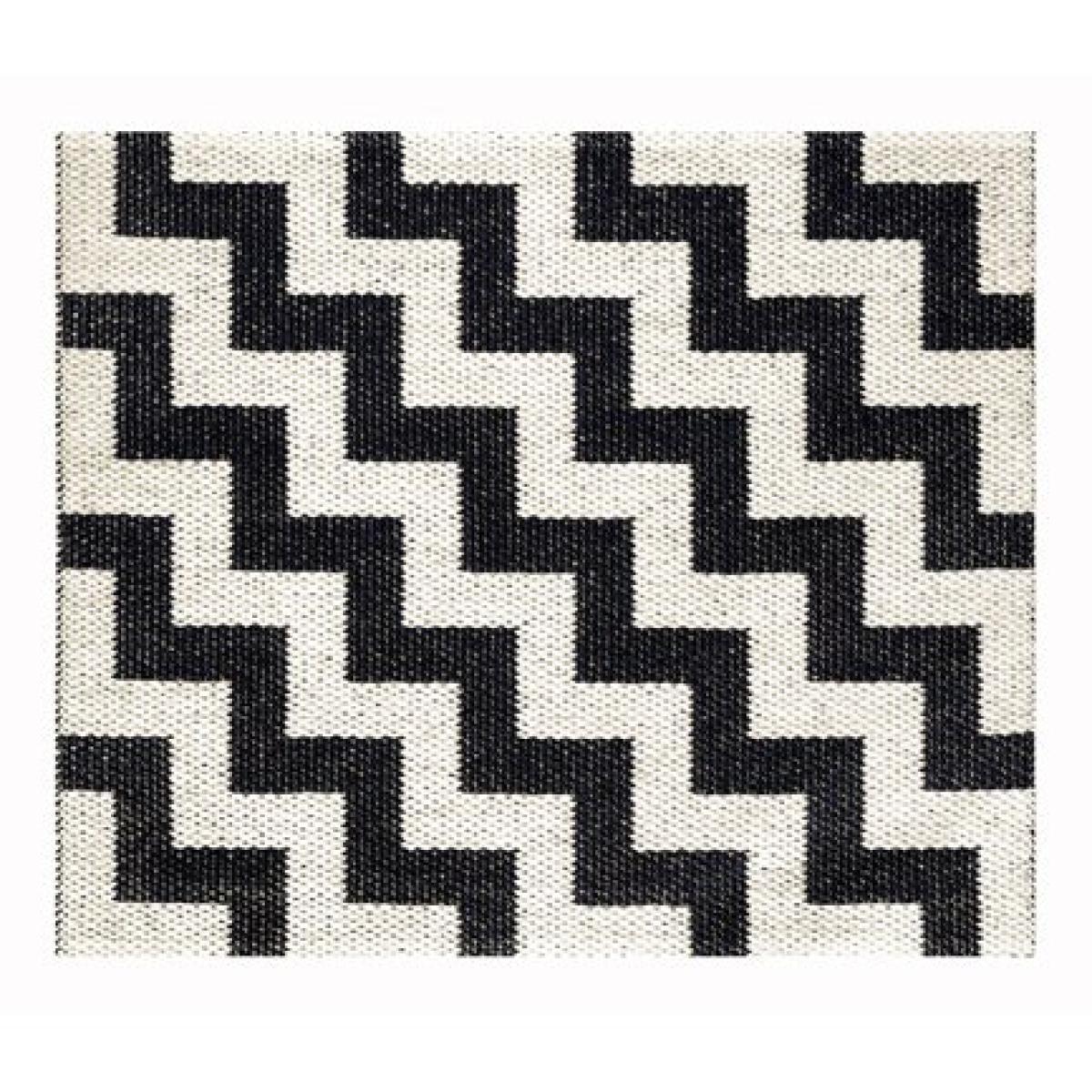 Gunnel rug black 70x200 cm – image 2