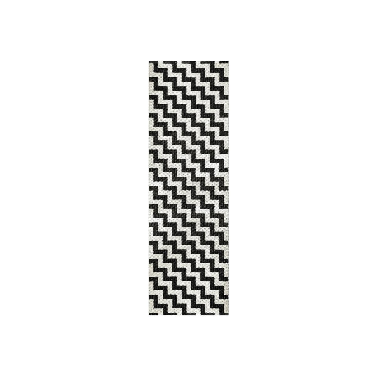 Gunnel rug black 70x200 cm – image 1