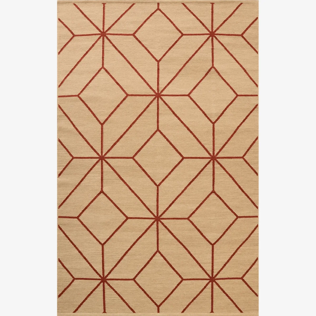 Chhatwal & Jonsson Ayur rug Beige-Rust 320x230 cm – image 1