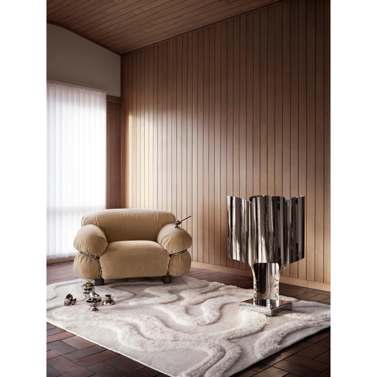 Tinted Norlander wool carpet 310x400 cm Offwhite – image 5