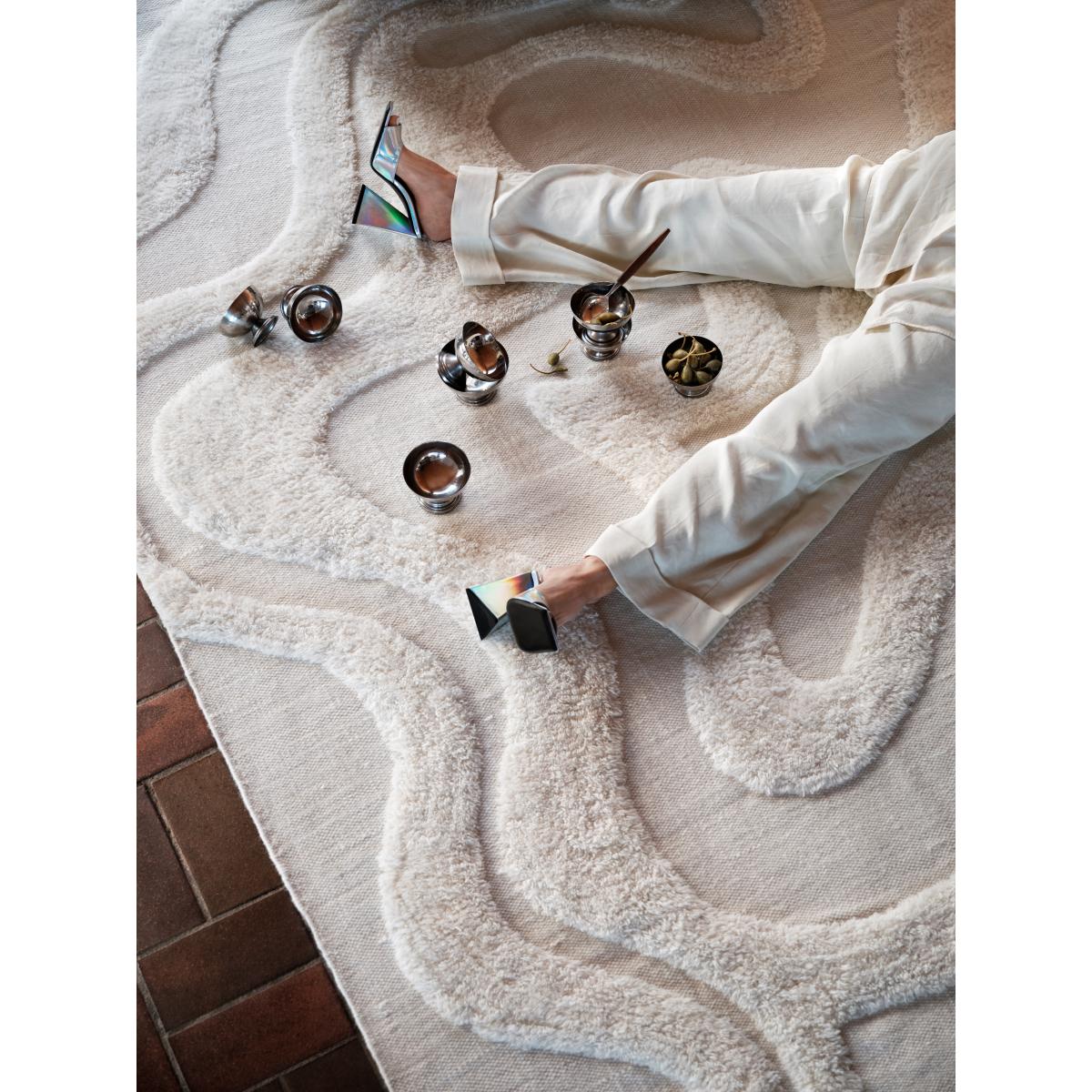 Tinted Norlander wool carpet 310x400 cm Offwhite – image 6