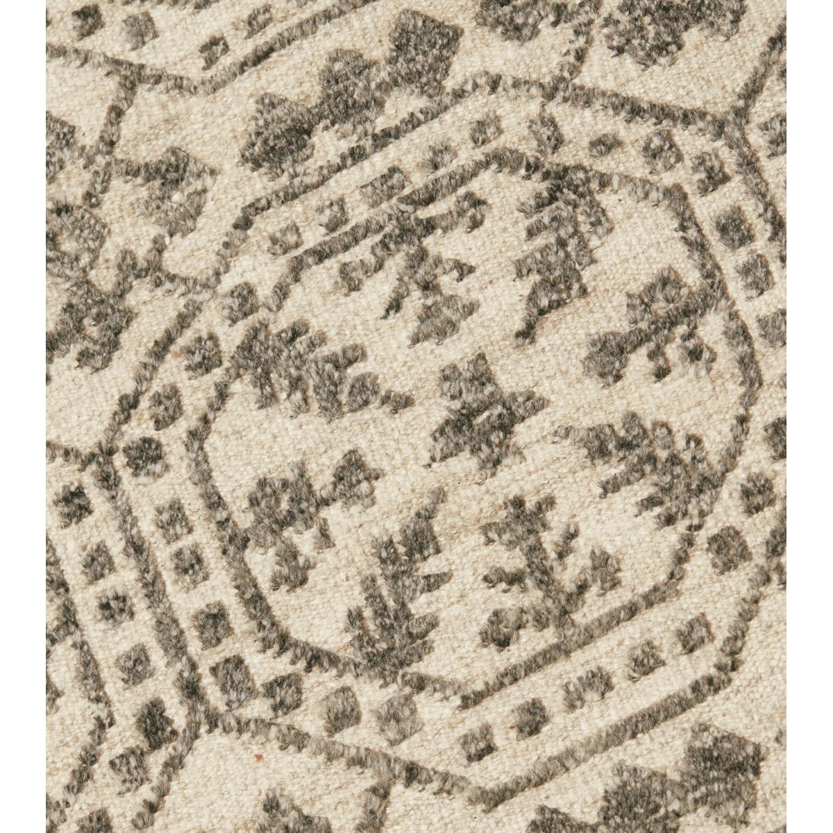 OKA, Ely Rug - Granite/Lead White, Rugs, Wool, Geometric – image 3