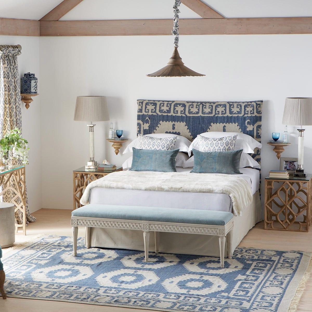 Chelak Wool Rug, Large - Indigo – image 3