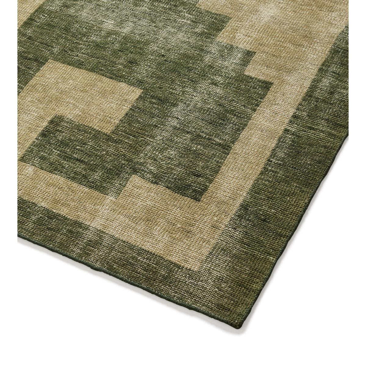 OKA, Sefa Rug 244x305cm - Distressed Green, Rugs, Wool, Geometric – image 3