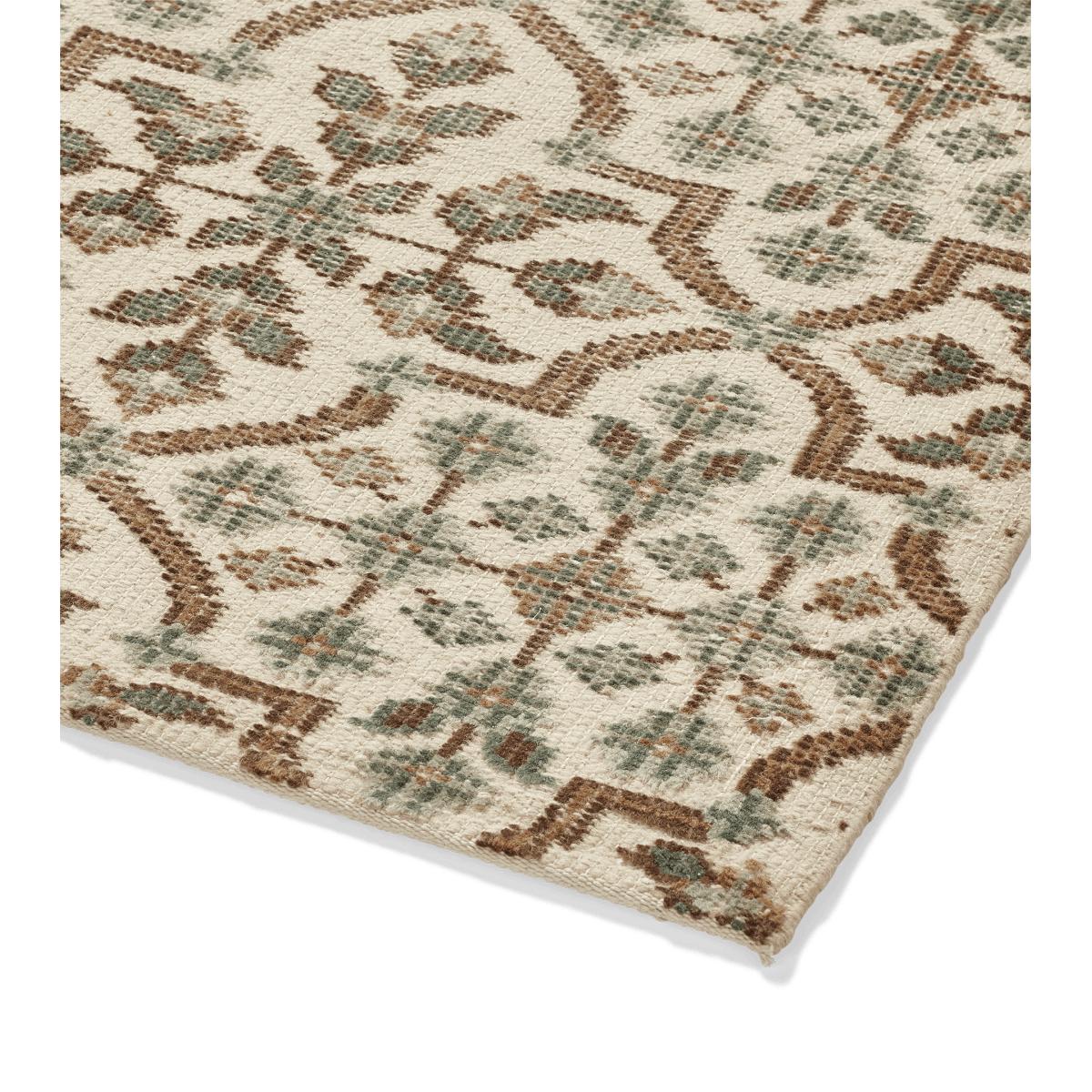 OKA, Briony Rug - Natural/Teal, Rugs, Jute – image 3