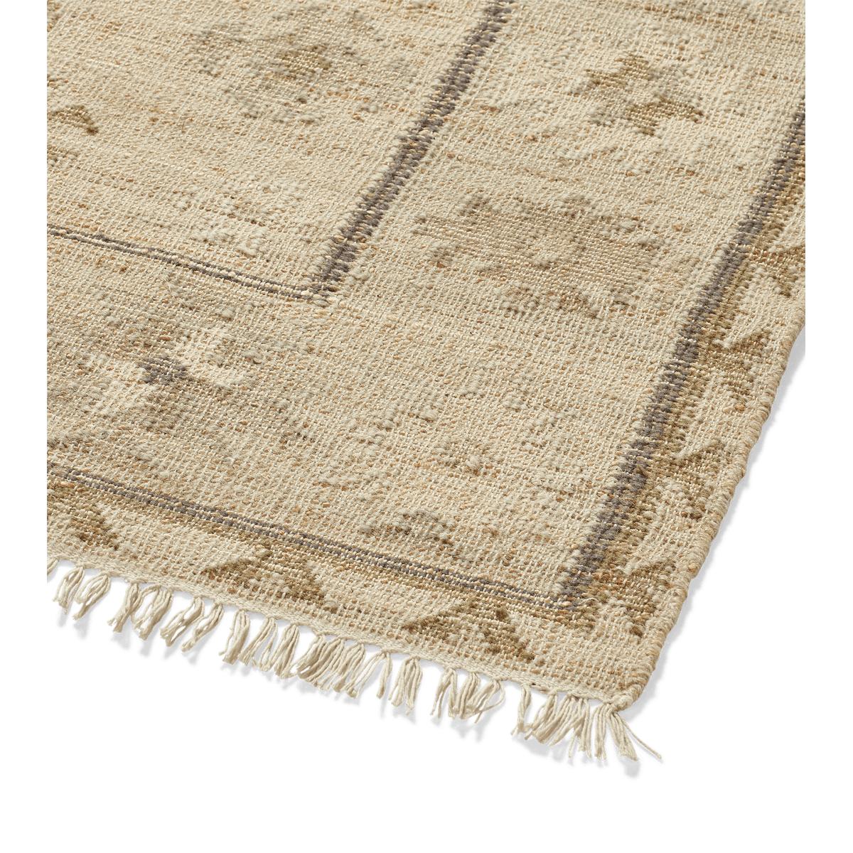 OKA, Tiarah Rug - Natural/Olive, Rugs, Jute – image 3