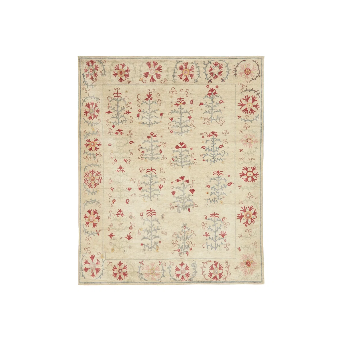 OKA, Banaras Silk Rug 305x244cm - Natural/Apricot, Rug – image 1