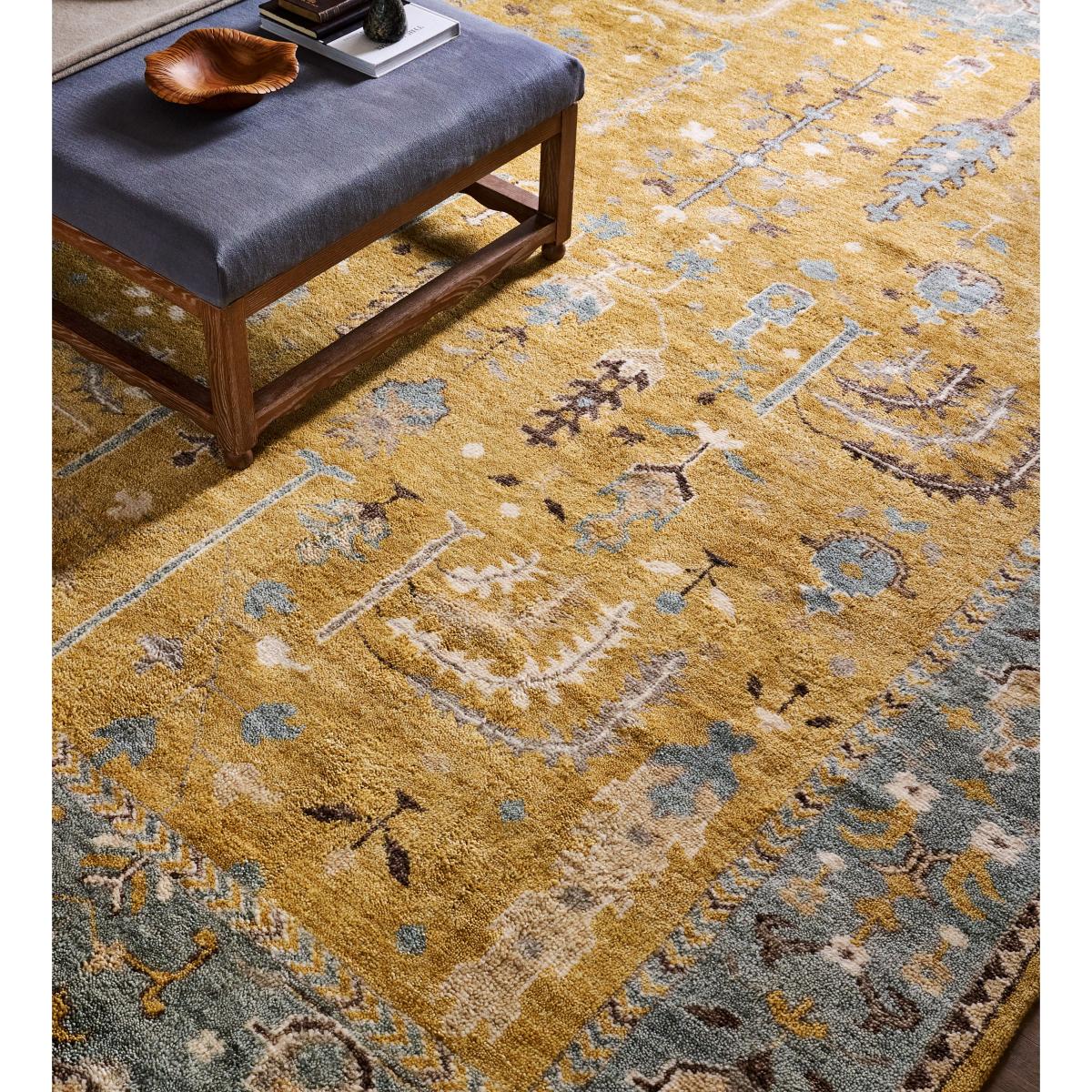 OKA, Zahra Rug 305x274cm - Ochre, Rug – image 2