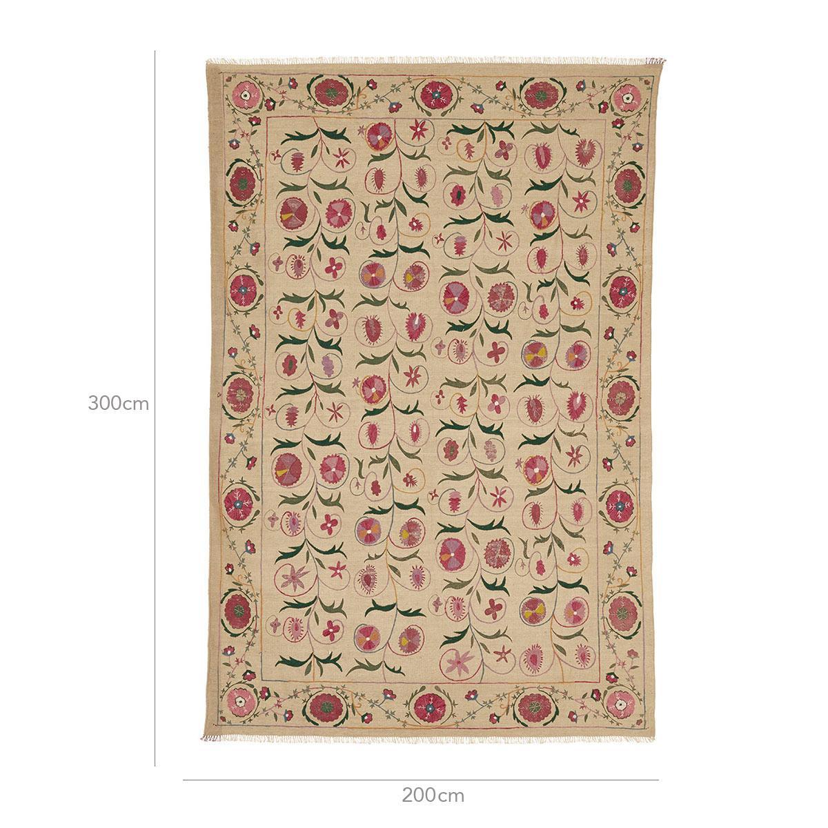 OKA, Small Sheki Rug - Multi, Rugs, Cotton/Wool, Floral – image 2