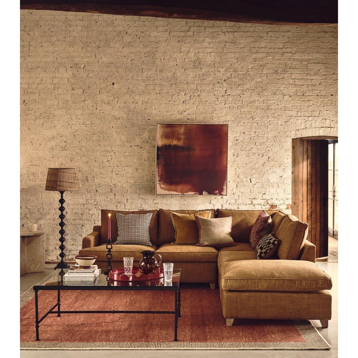 OKA, Rubia Rug - Red/Dark Taupe, Rugs, Cotton/Wool, Patterned – image 2