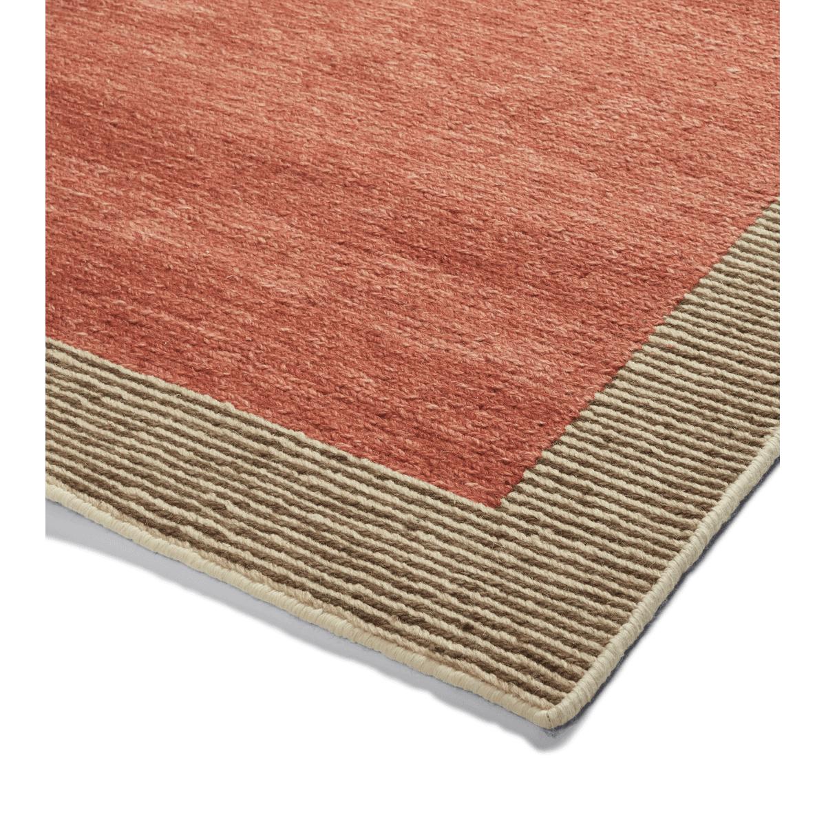 OKA, Rubia Rug - Red/Dark Taupe, Rugs, Cotton/Wool, Patterned – image 3