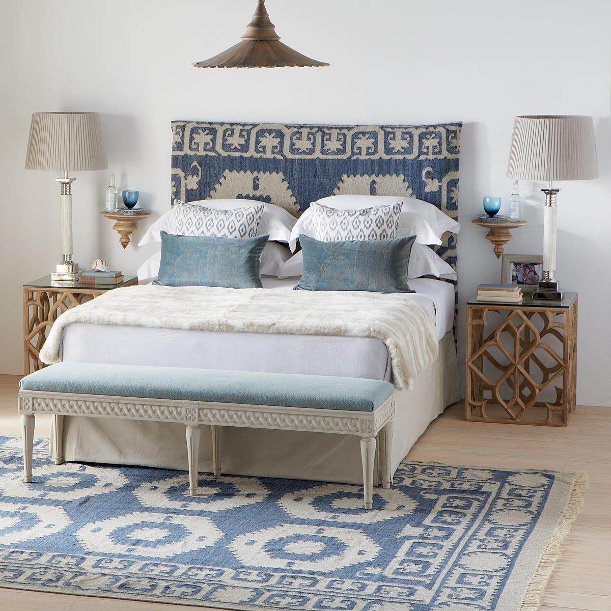 Chelak Wool Rug, Small - Indigo – image 2