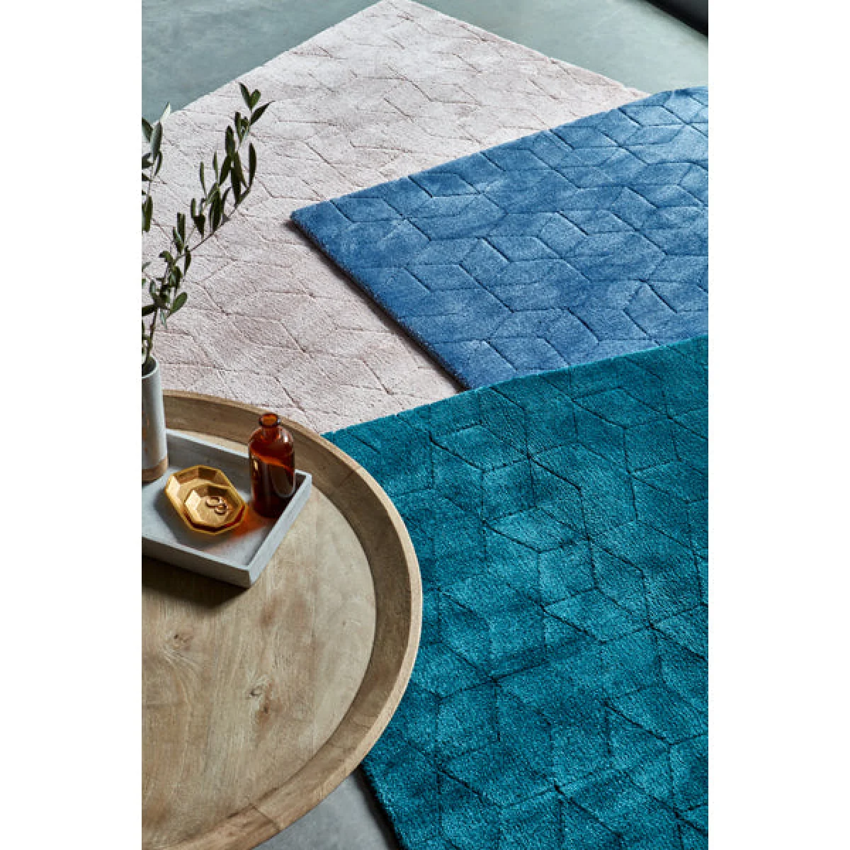 Asiatic Carpets Cozy knitted Rug Green - 120 x 170cm – image 2