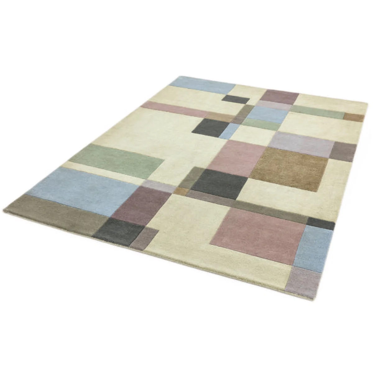Asiatic Carpets Reef Handtufted Rug Blocks Pastel - 120 x 170cm – image 3