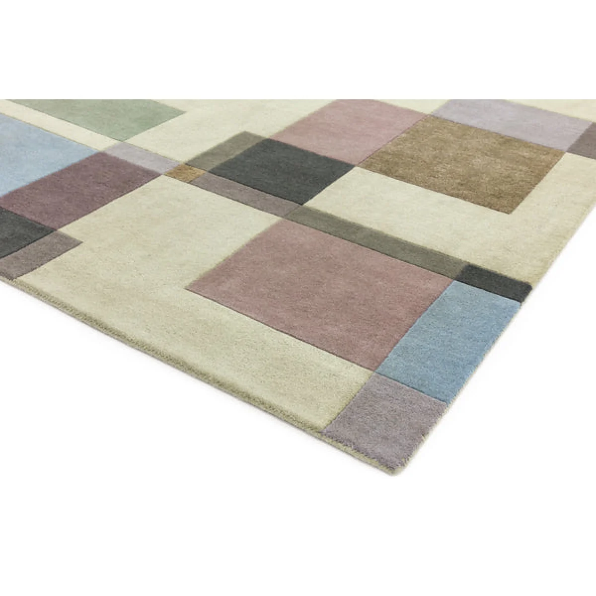 Asiatic Carpets Reef Handtufted Rug Blocks Pastel - 120 x 170cm – image 4