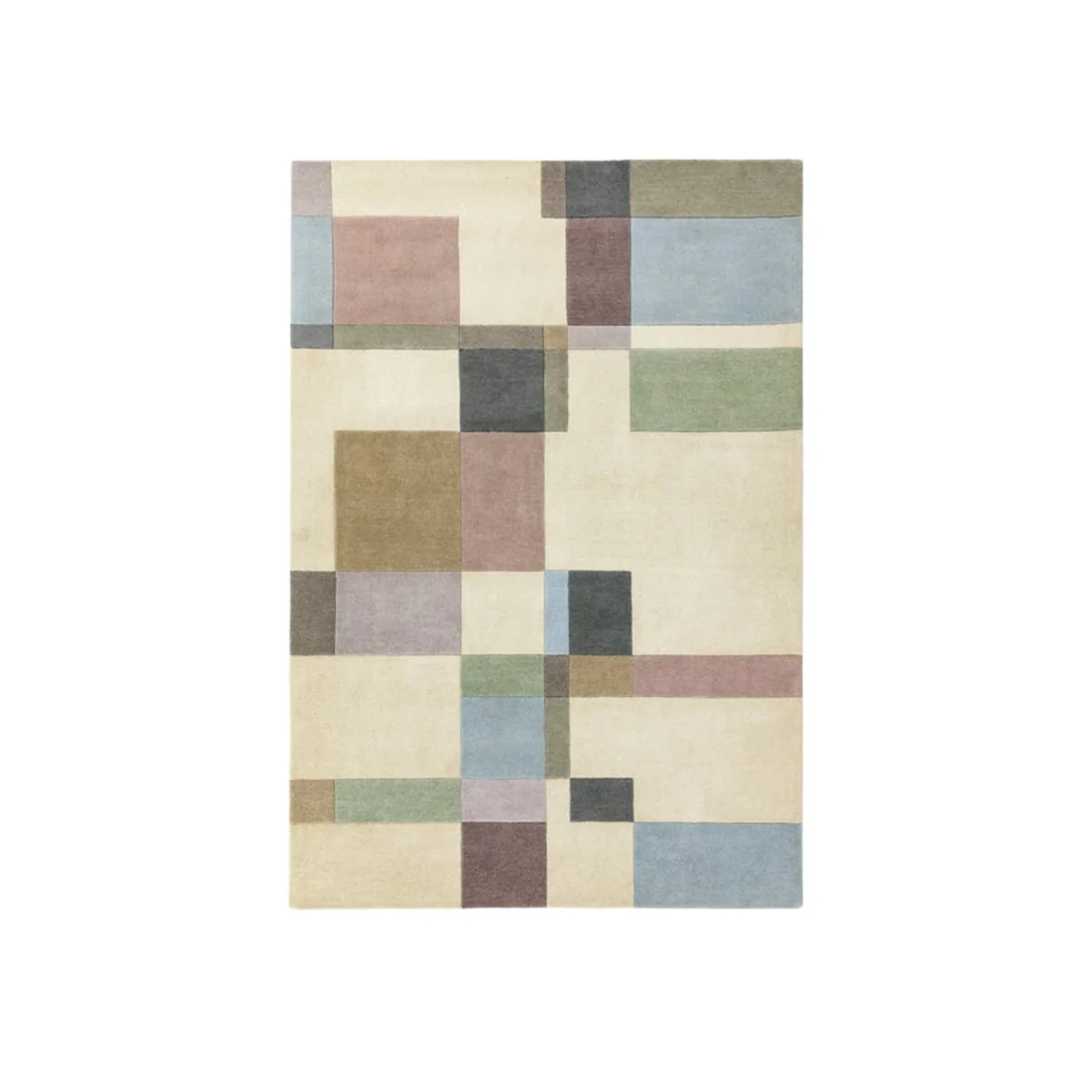 Asiatic Carpets Reef Handtufted Rug Blocks Pastel - 120 x 170cm – image 1