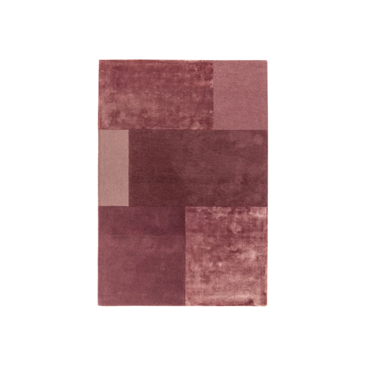 Asiatic Carpets Tate Tonal Textures Hand Tufted Rug Pink - 200 x 290cm