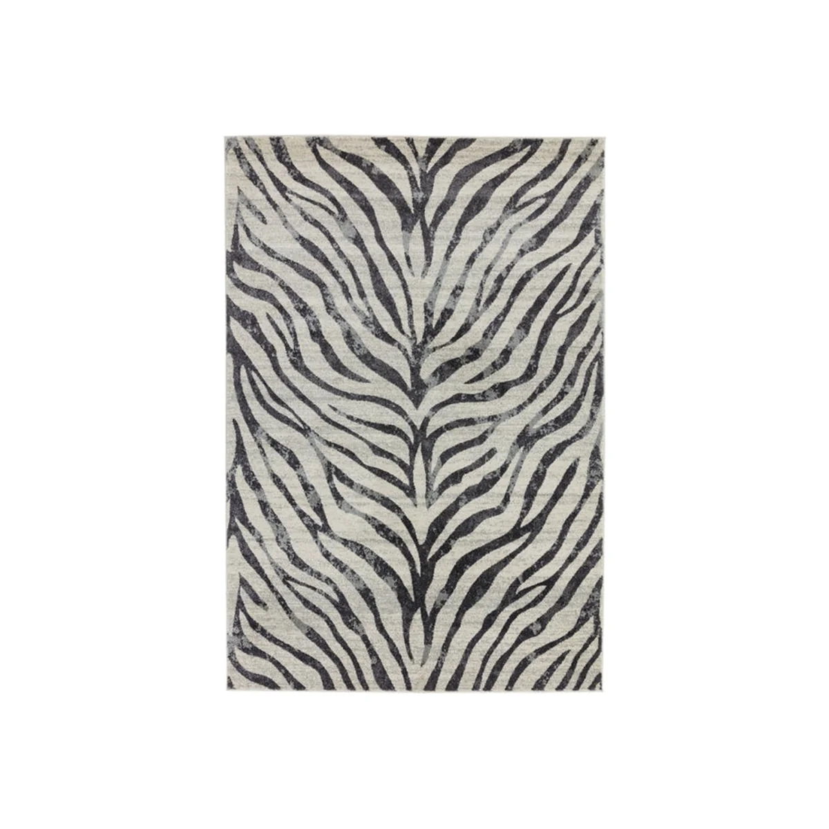 Asiatic Carpets Nova Machine Woven Rug Zebra Grey - 120 x 170cm