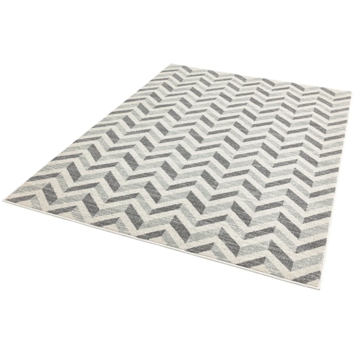 Asiatic Carpets Colt Machine Woven Rug Chevron Grey - 200 x 290cm – image 2
