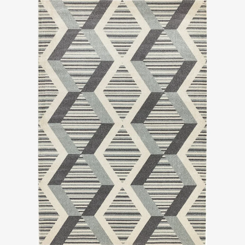 Asiatic Carpets Colt Machine Woven Rug Diamond Grey - 120 x 170cm