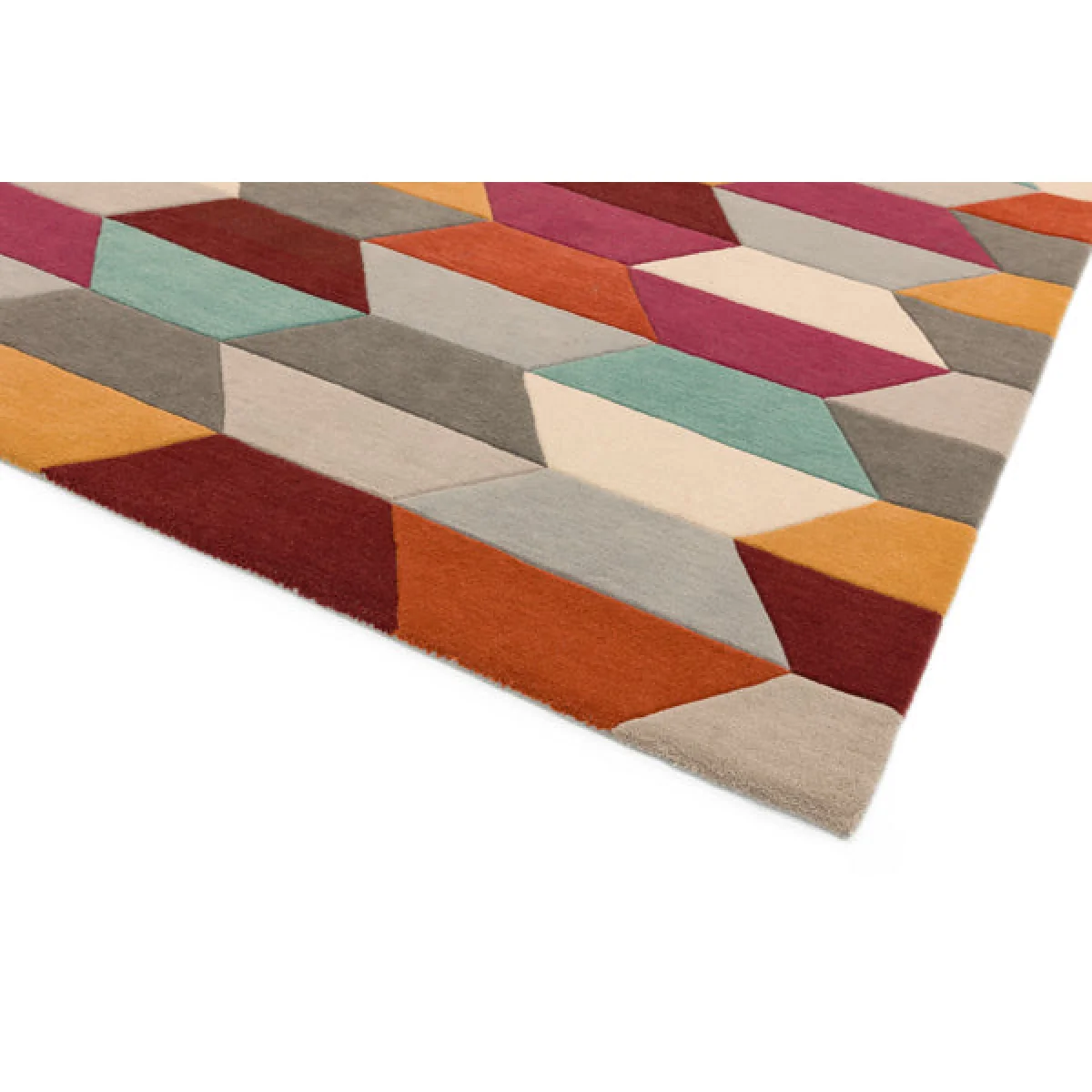 Asiatic Carpets Funk Hand Tufted Rug Honeycomb Bright - 120 x 170cm – image 3