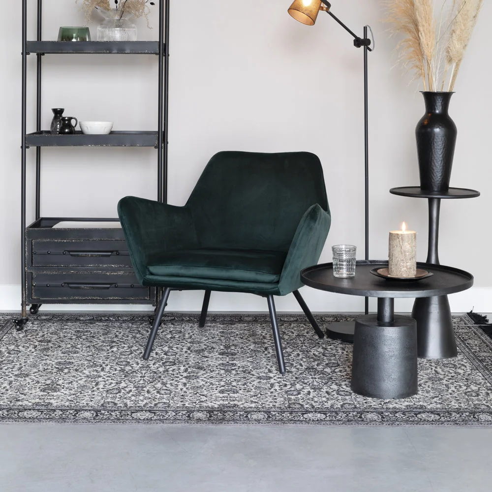 Olivia's Nordic Living Collection - Bodine Rug in Black
