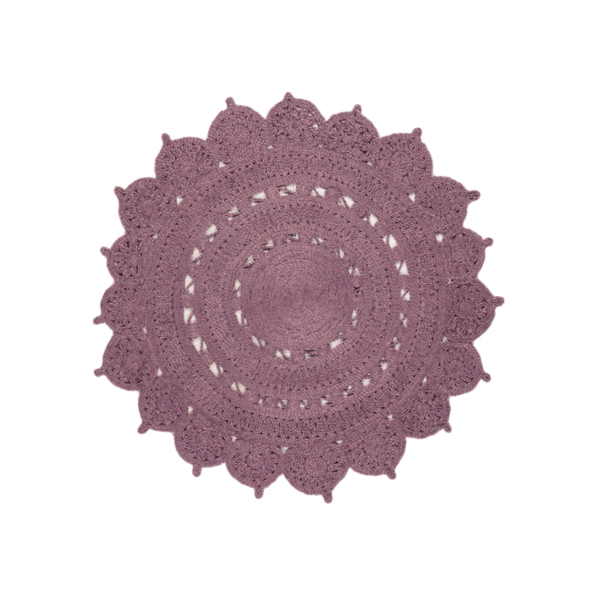 Asiatic Carpets Zira Hand Woven Rug Heather - 150 x 150cm