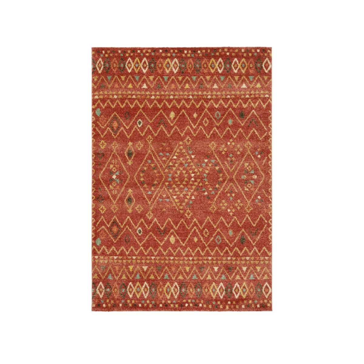 Asiatic Carpets Yale Machine Woven Rug YA02 Russet - 80 x 150cm