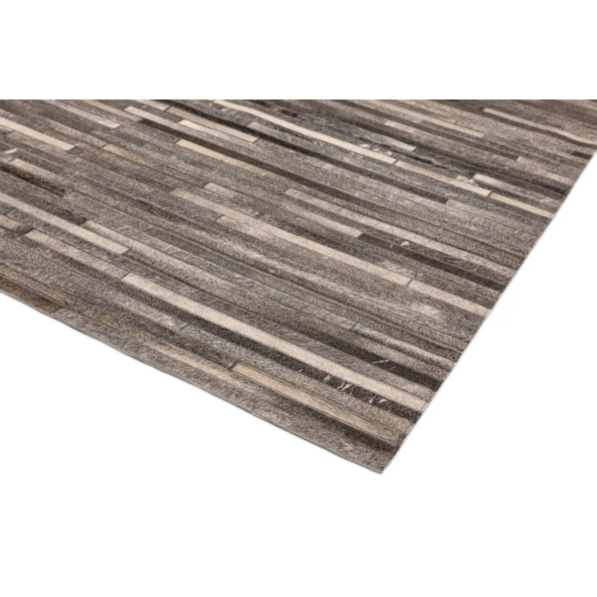 Asiatic Carpets Gaucho Hand Sewn Rug Dark Grey Stripe - 120 x 170cm – image 3