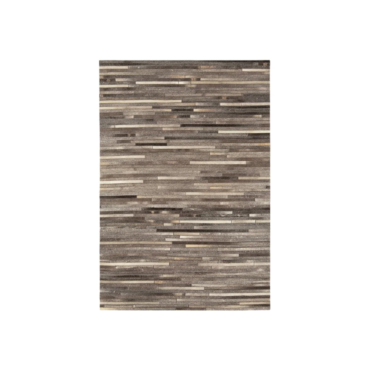 Asiatic Carpets Gaucho Hand Sewn Rug Dark Grey Stripe - 120 x 170cm – image 1