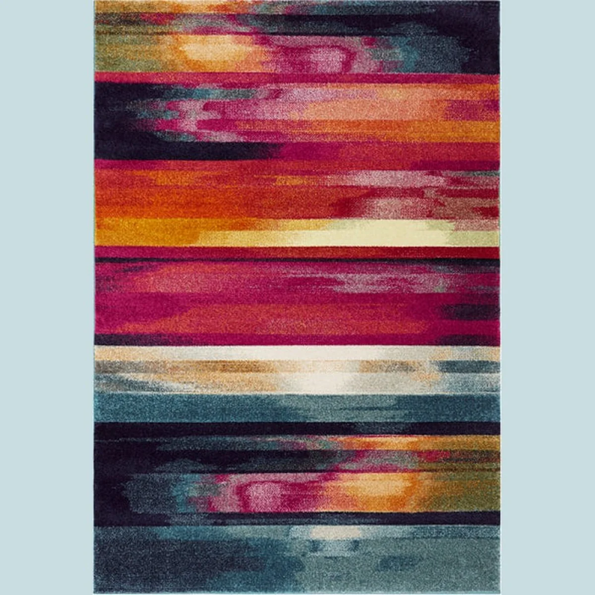 Asiatic Carpets Nova Machine Woven Rug Stripe Multi - 160 x 230cm