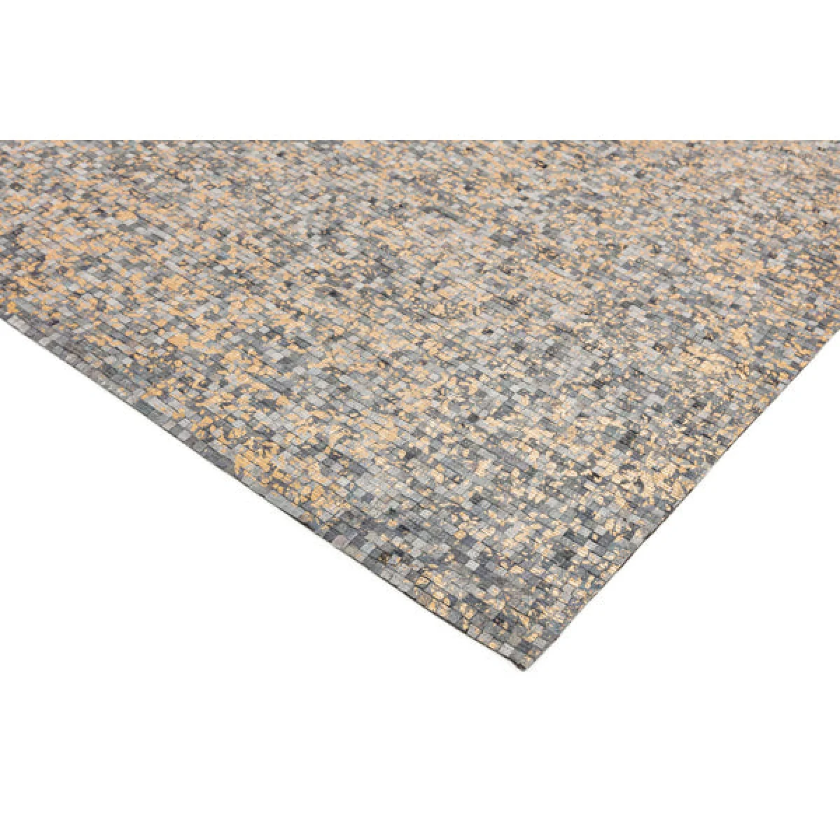 Asiatic Carpets Elona Mosaic Cowhide Hand Sewn Rug Grey - 120 x 170cm – image 3