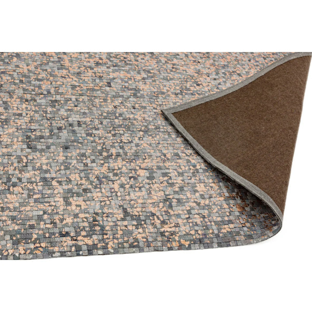 Asiatic Carpets Elona Mosaic Cowhide Hand Sewn Rug Grey - 120 x 170cm – image 4