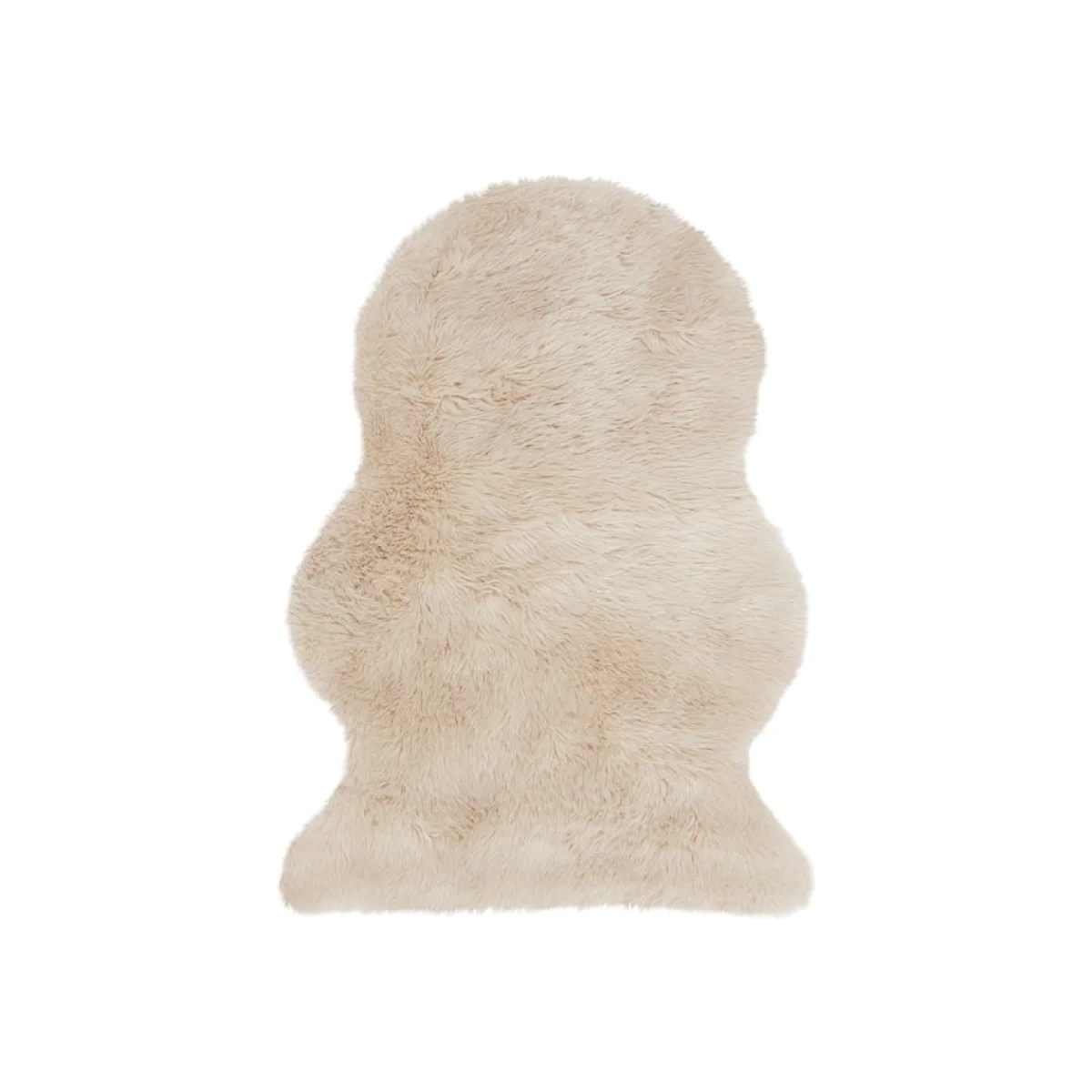 Asiatic Carpets Auckland Single Faux Sheepskin Machine Woven Rug Honey - 70 x 100cm