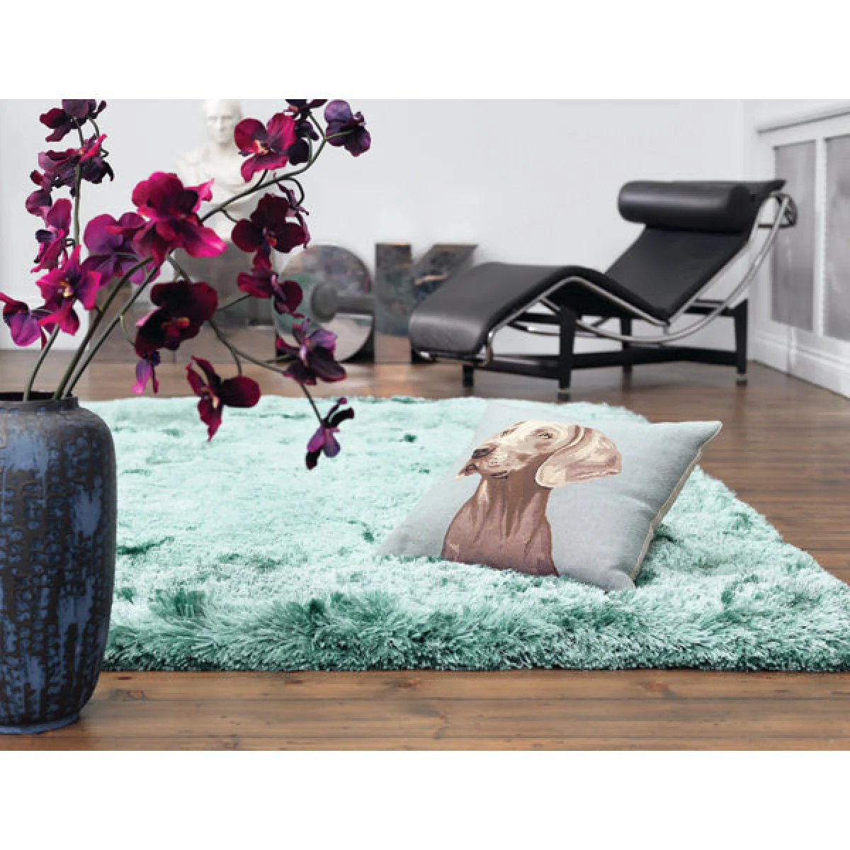 Asiatic Carpets Plush Hand Woven Rug Ocean - 70 x 140cm – image 5