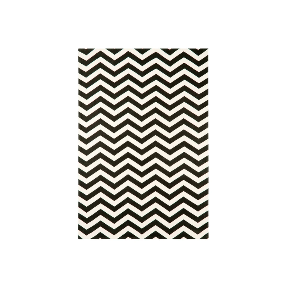 Asiatic Carpets Onix Hand Woven and Printed Rug Zig Zag Mono - 120 x 170cm
