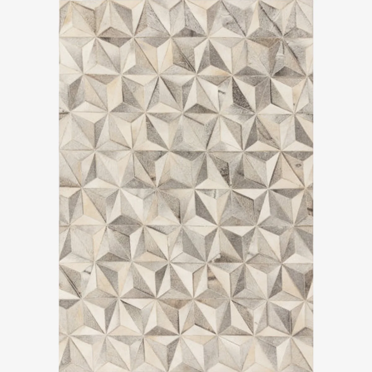 Asiatic Carpets Gaucho Hand Sewn Rug Facet Grey - 160 x 230cm – image 1