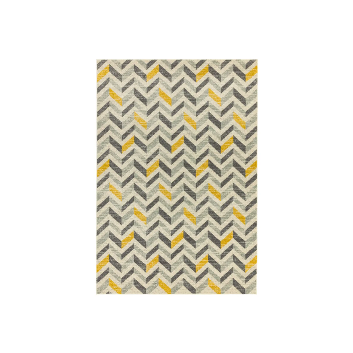 Asiatic Carpets Colt Machine Woven Rug Chevron Mustard - 200 x 290cm