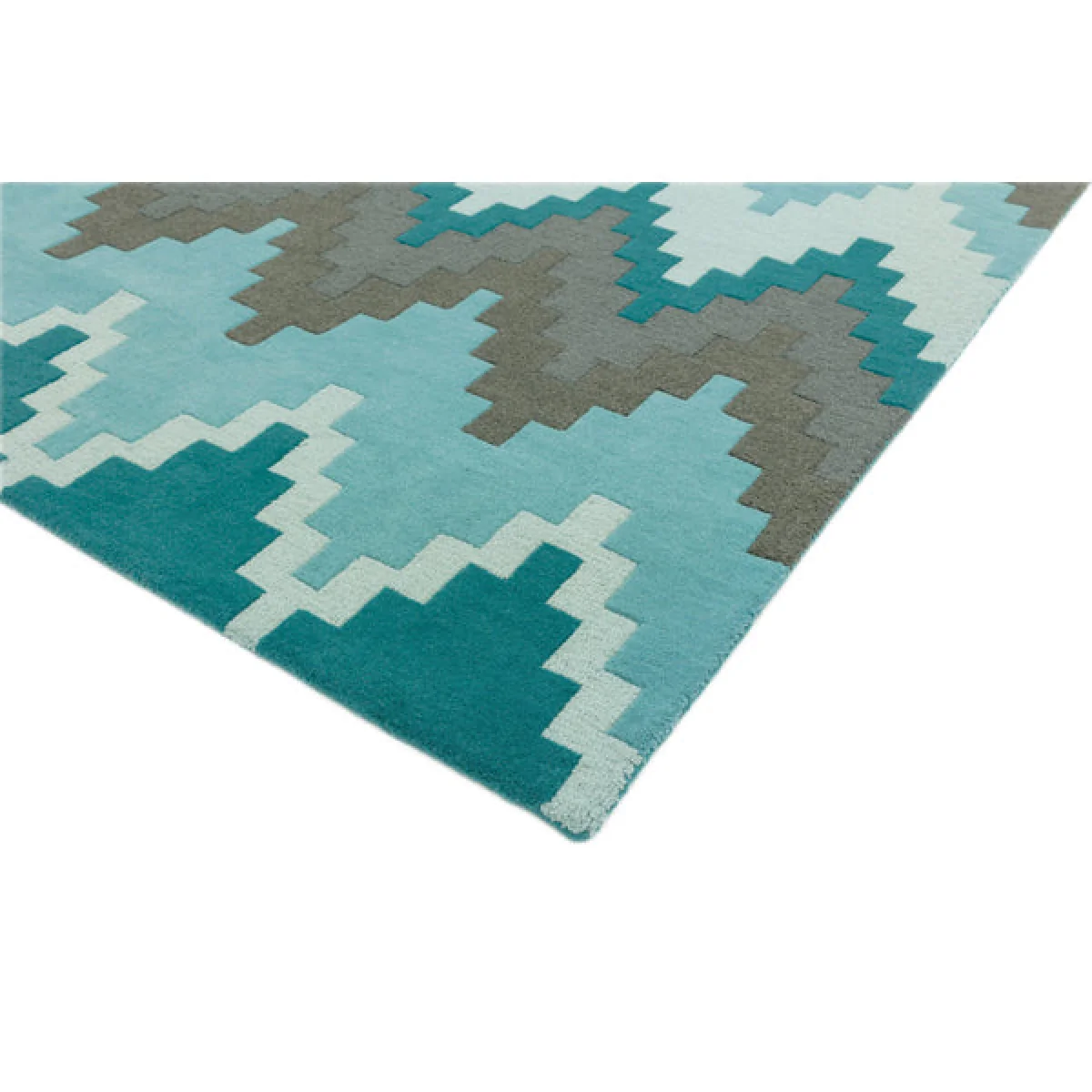 Asiatic Carpets Matrix Hand Tufted Rug Cuzzo Teal - 200 x 300cm – image 3